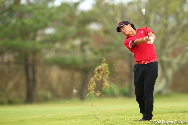 2012年 日本オープンゴルフ選手権競技 3日目 石川遼 このパワーがないと太刀打ちできないコース。