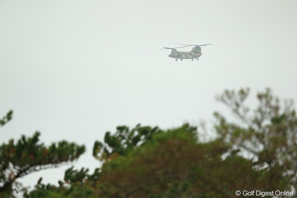 2012年 日本オープンゴルフ選手権競技 3日目 米軍機
