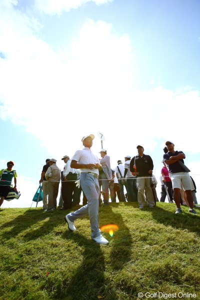 2012年 日本オープンゴルフ選手権競技 最終日 久保谷健一 優勝を予期するかのように光につつまれていた。