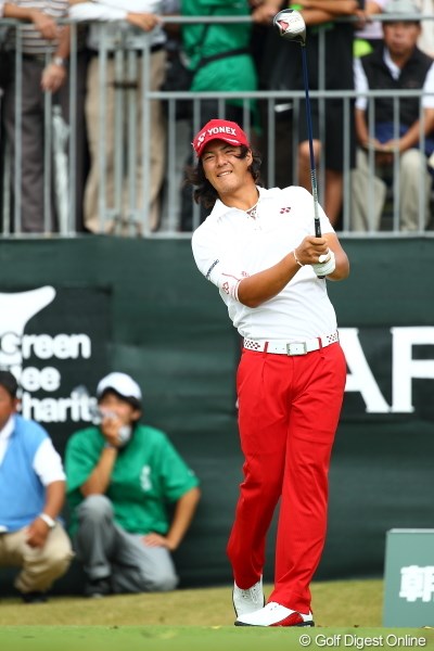 2012年 日本オープンゴルフ選手権競技 最終日 石川遼 髪きったほうがカッコイイよ。