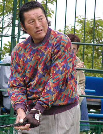 2002年 日本プロゴルフ選手権大会 2日目 尾崎将司 選手権7勝目を狙うジャンボ尾崎