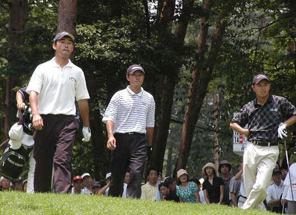2002年 日本ゴルフツアー選手権イーヤマカップ 最終日 佐藤信人 連続バーディを奪い、勢いに乗る佐藤