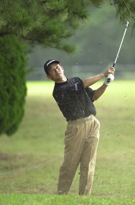 日本勢最高位に入った桑原 2002年 日本オープンゴルフ選手権競技 最終日 桑原克典