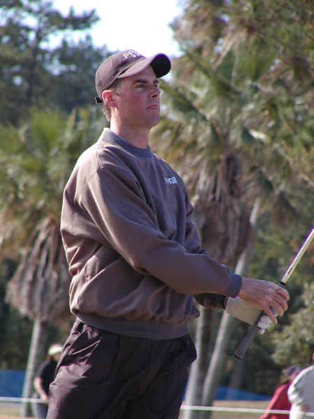 2002年 カシオワールドオープンゴルフトーナメント 最終日 デビッド・スメイル ショットの安定度は抜群。最終日に64をマークした。