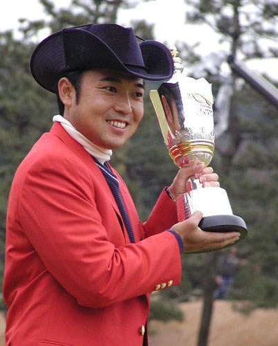 2002年 ゴルフ日本シリーズJTカップ 最終日 片山晋呉 予告通り優勝した片山