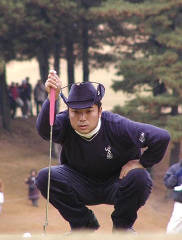2002年 ゴルフ日本シリーズJTカップ 最終日 片山晋呉 今週はパットが好調だった