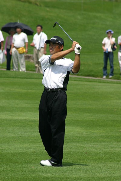 2002年 日本ゴルフツアー選手権イーヤマカップ 初日 伊沢利光 全英オープンの出場を決めた選手 伊沢利光