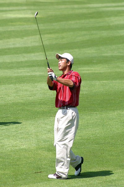 2002年 日本ゴルフツアー選手権イーヤマカップ 初日 久保谷健一 全英オープンの出場を決めた選手 久保谷健一