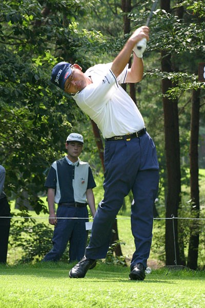 2002年 日本ゴルフツアー選手権イーヤマカップ 初日 中嶋常幸