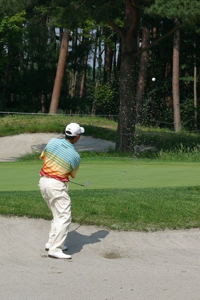 2002年 日本ゴルフツアー選手権イーヤマカップ 初日 谷口徹 全英オープンの出場を決めた選手 谷口徹