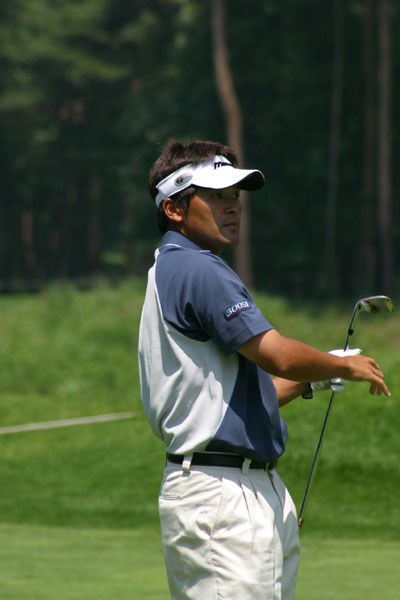 2002年 日本ゴルフツアー選手権イーヤマカップ 初日 手嶋多一 全英オープンの出場を決めた選手 手嶋多一