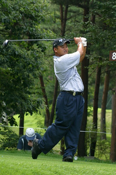 2002年 日本ゴルフツアー選手権イーヤマカップ 初日 宮里聖志 全英オープンの出場を決めた選手 宮里聖志