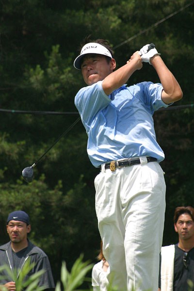 2002年 日本ゴルフツアー選手権イーヤマカップ 初日 尾崎直道