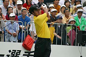 2002年 日本ゴルフツアー選手権イーヤマカップ 3日目 片山晋呉 片山晋呉ティショット