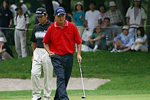 2002年 日本ゴルフツアー選手権イーヤマカップ 3日目 谷口徹 谷口徹 8番でバーディ