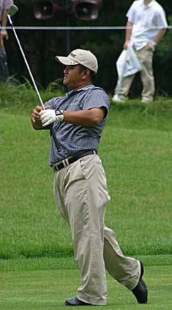 2002年 日本ゴルフツアー選手権イーヤマカップ 最終日 宮里聖志 なかなか調子が上がらなかった宮里