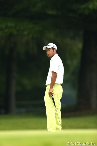 2012年 ブリヂストンオープンゴルフトーナメント 初日 池田勇太 スタートからかみ合わないどころかボギーが止まらず首をかしげるシーンが目立った池田勇太