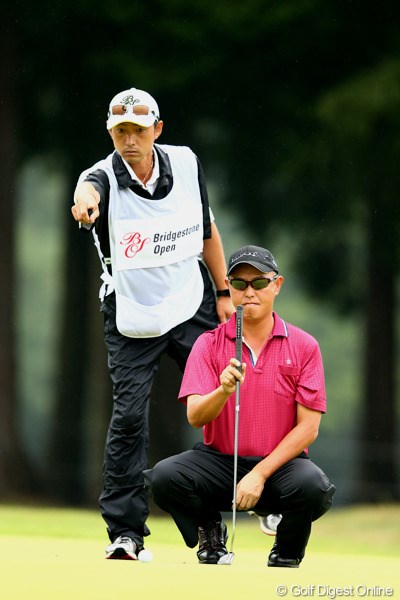 2012年 ブリヂストンオープンゴルフトーナメント 初日 谷口徹 ディフェンディングチャンピオンも2位と好調