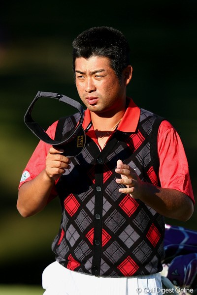 2012年 ブリヂストンオープンゴルフトーナメント 2日目 池田勇太 初日の出遅れを取り戻し通算3オーバーで予選突破を果たした池田勇太