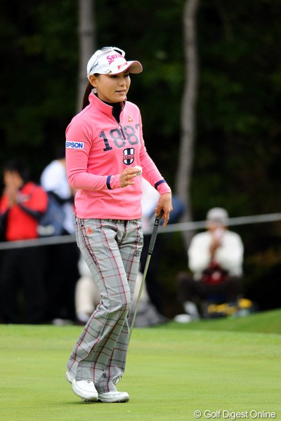 2012年 マスターズGCレディース 初日 横峯さくら