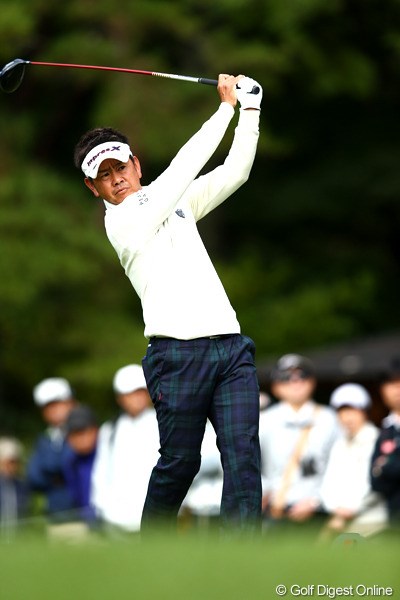 2012年 ブリヂストンオープンゴルフトーナメント 2日目 藤田寛之 スコアを1つ落としたが首位タイで予選2日間を終えた藤田寛之