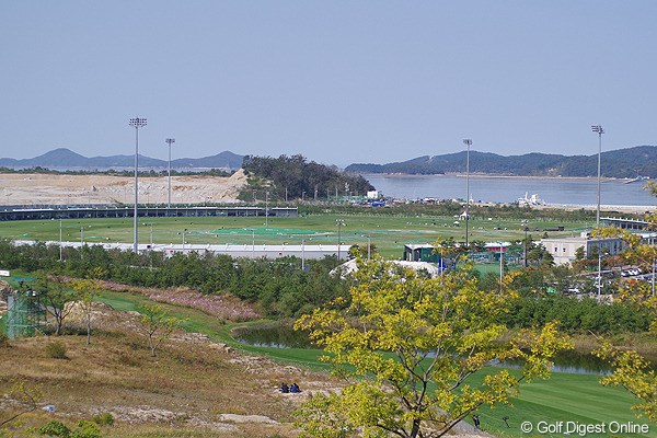 2012年 LPGAハナバンク選手権 初日 練習場