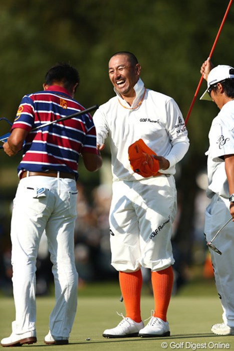 笑顔で3Rフィニッシュ 2012年 ブリヂストンオープンゴルフトーナメント 3日目 すし石垣