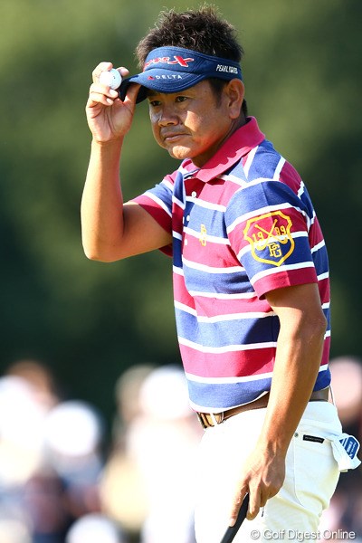 2012年 ブリヂストンオープンゴルフトーナメント 3日目 藤田寛之 順調に、とはいかないまでも首位キープ、たいしたもんです