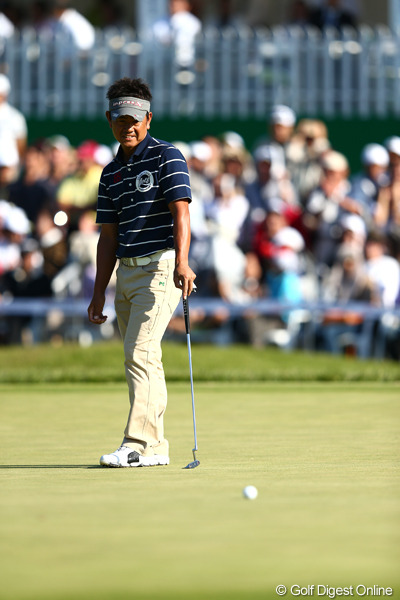 藤田寛之は1打差で谷口徹に逆転優勝を許す