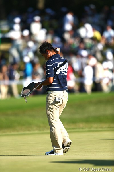 2012年 ブリヂストンオープンゴルフトーナメント 最終日 藤田寛之 最終日1打及ばず優勝を逃してしまった