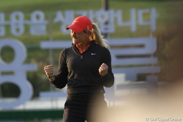 2012年 LPGAハナバンク選手権 最終日 スーザン・ペターセン