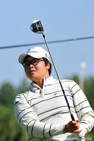 2012年 マイナビABCチャンピオンシップゴルフトーナメント 初日 ハン・ジュンゴン ショットが好調のハン・ジュンゴンが首位と1打差単独2位スタート