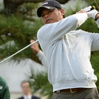 メジャータイトルを狙い単独首位スタートを切ったF.ミノザ（提供：日本ゴルフ協会） 2012年 日本シニアオープンゴルフ選手権競技 初日 フランキー・ミノザ