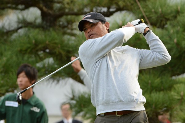 2012年 日本シニアオープンゴルフ選手権競技 初日 フランキー・ミノザ メジャータイトルを狙い単独首位スタートを切ったF.ミノザ（提供：日本ゴルフ協会）