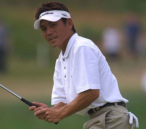 2002年 キヤノン・グレーターハートフォードオープン 3日目 田中秀道 田中も好位置をキープしている