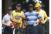 2002年 全米プロゴルフ選手権 初日 タイガー・ウッズ アーニー・エルス デビッド・トムズ