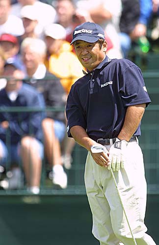 2002年 全米プロゴルフ選手権 3日目 伊沢利光 伊沢は中盤スコアを伸ばしたが、16番で痛恨のトリプルを叩いた。