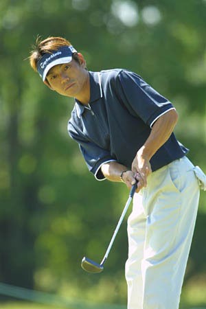2002年 ウォルトディズニーワールドリゾート・ゴルフクラシック 初日 田中秀道 パッティングは冴えていたが、3パットがもったいなかった！