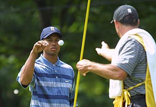 2002年 全米プロゴルフ選手権 初日 タイガー・ウッズ