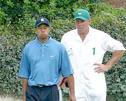 2002年 マスターズ 2日目 ゴルフダイジェスト・オンライン現地特派員レポート タイガー・ウッズ 初日なかなか調子の上がらなかったT.ウッズ