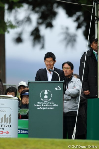 2012年 三井住友VISA太平洋マスターズ 最終日 アナウンサー