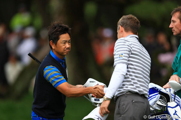 藤田寛之、世界3位のゴルフに「楽しかった」