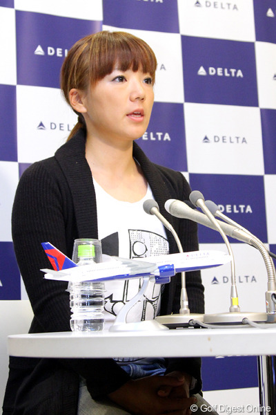 有村、米ツアー挑戦へ渡米「笑顔で帰って来られるように」