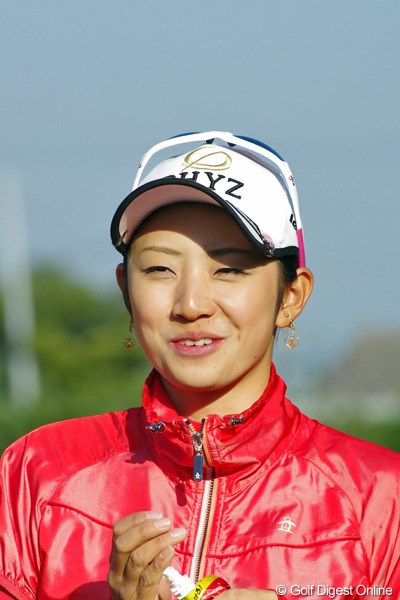 2012年 LPGAツアーチャンピオンシップリコーカップ 事前 斉藤愛璃 斉藤愛璃も、初めて最終戦の舞台を踏む。有終の美を飾れるか