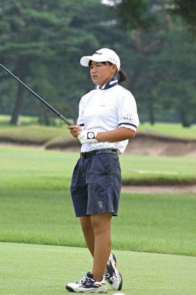 2002年 第8回 日本ジュニアゴルフ選手権競技 横峯さくら 接戦を制した横峯さくら