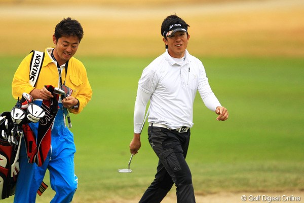 2012年 カシオワールドオープン 初日 上井邦浩