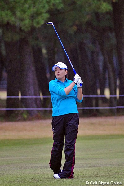 2012年 LPGAツアーチャンピオンシップリコーカップ 初日 茂木宏美 ベテランならではの持ち味を発揮し、初のメジャータイトルに向けて好スタートを切った茂木宏美