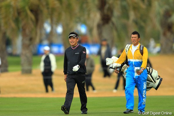 2012年 カシオワールドオープン 2日目 平塚哲二 ノーボギーのゴルフで5位タイへジャンプアップです。風の日に強いのは、アジアツアーの経験なのでしょうか？