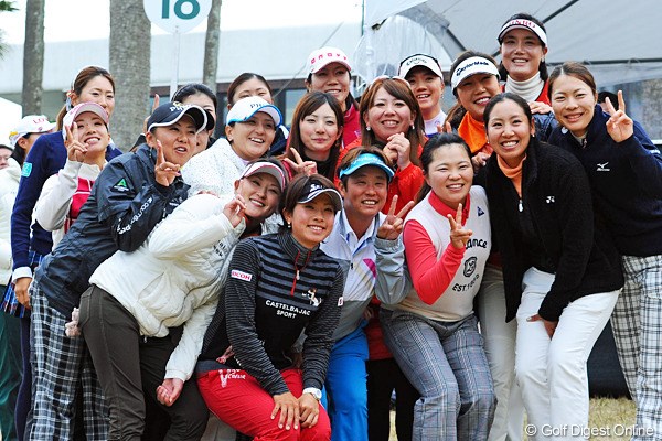 2012年 LPGAツアーチャンピオンシップリコーカップ 最終日 記念写真
