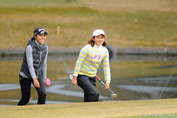 2012年 国内女子ファイナルQT 最終日 中山三奈＆櫻井有希